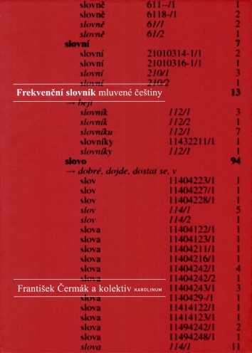 Frekvenční slovník mluvené češtiny